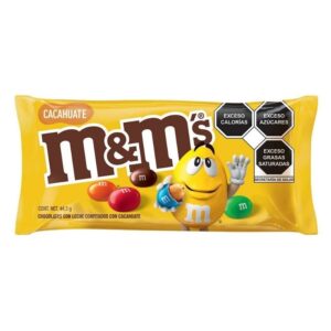 m&m chocolate amarillo